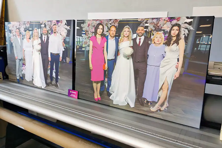 Портрет на холсте на свадьбу