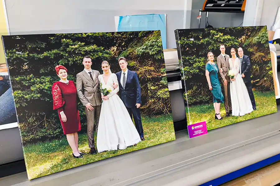 Фотохолст на свадьбу