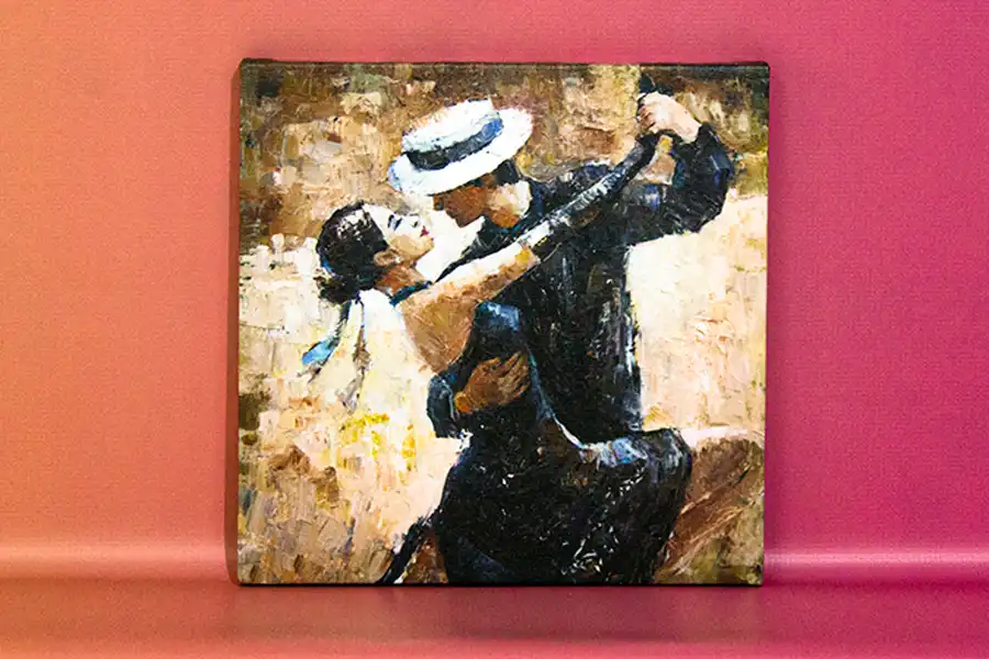 портрет на холсте 20 на 20