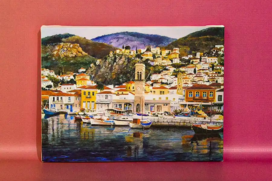 портрет на холсте 20 на 30