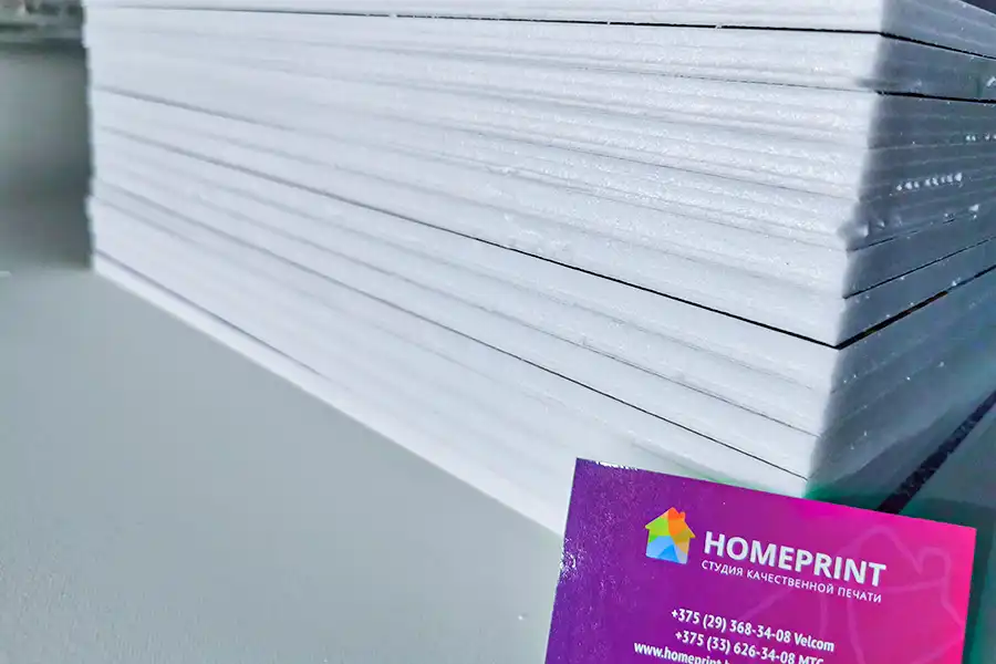 фото на пенокартоне