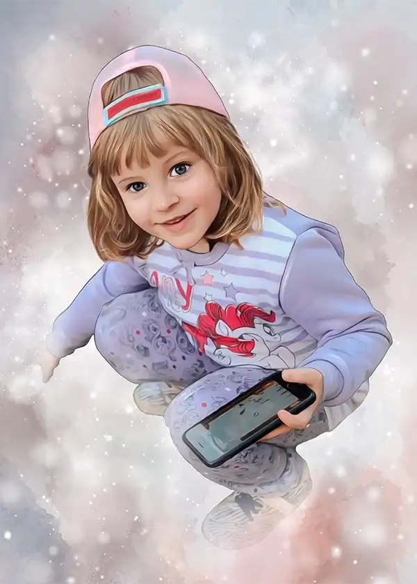 заказ портрета по фотографии на холсте