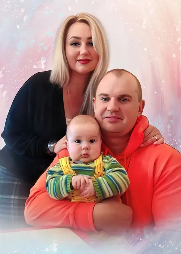 заказать портрет на холсте