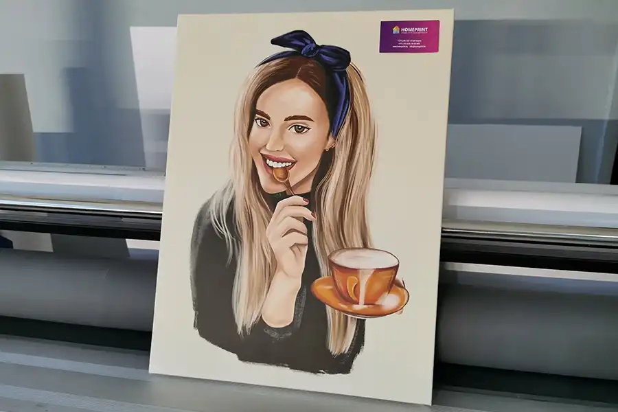 портрет фото холсте цена