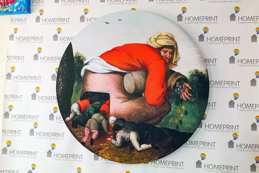 Круглые интерьерные картины