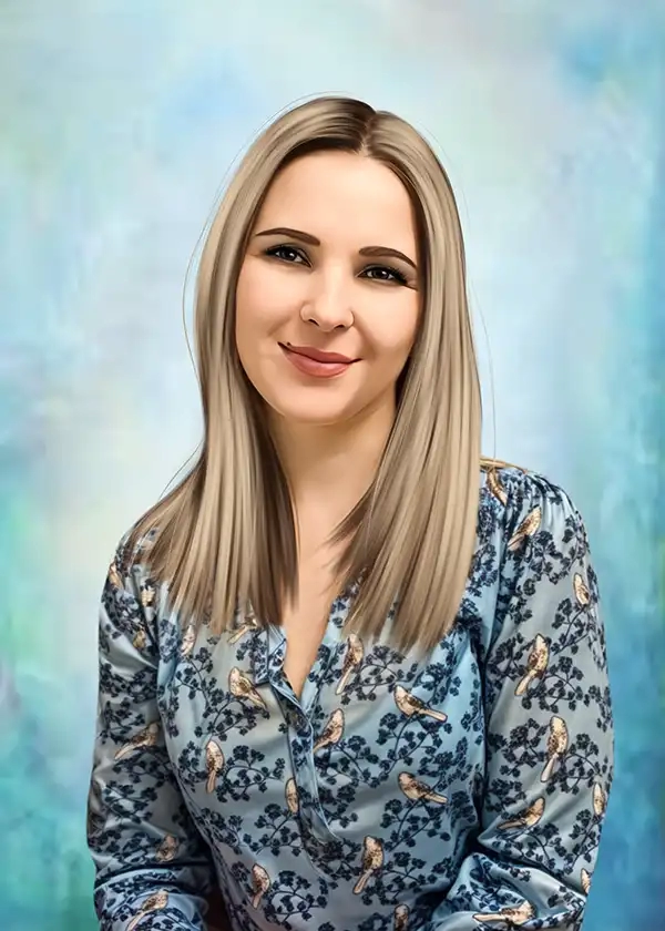 портрет в образе по фото на холсте