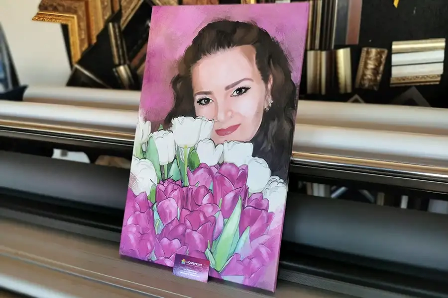 сколько стоит портрет на холсте с фотографии