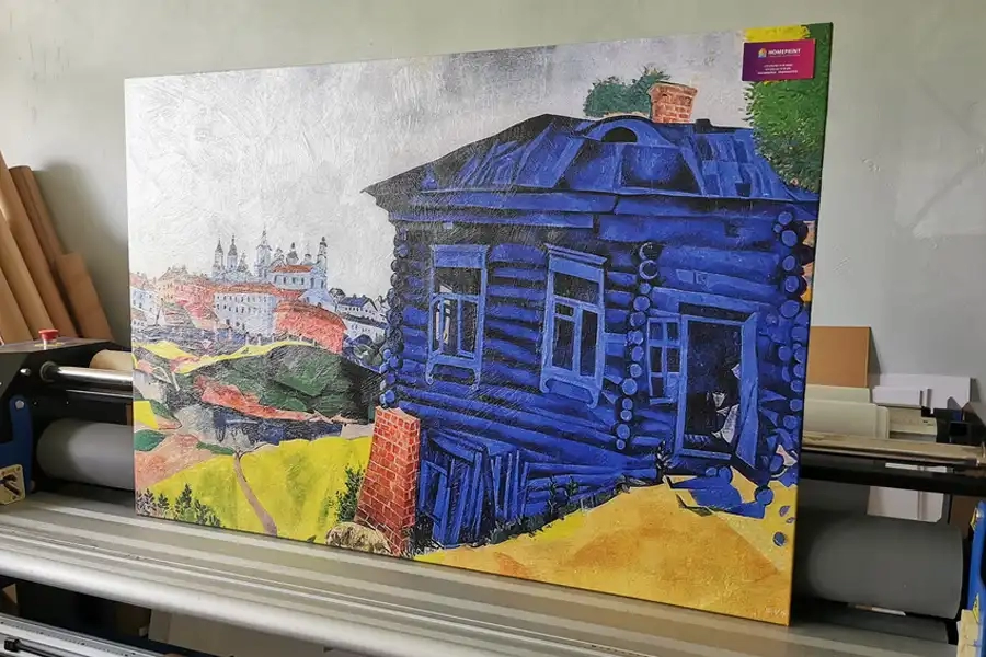 репродукция картины осень