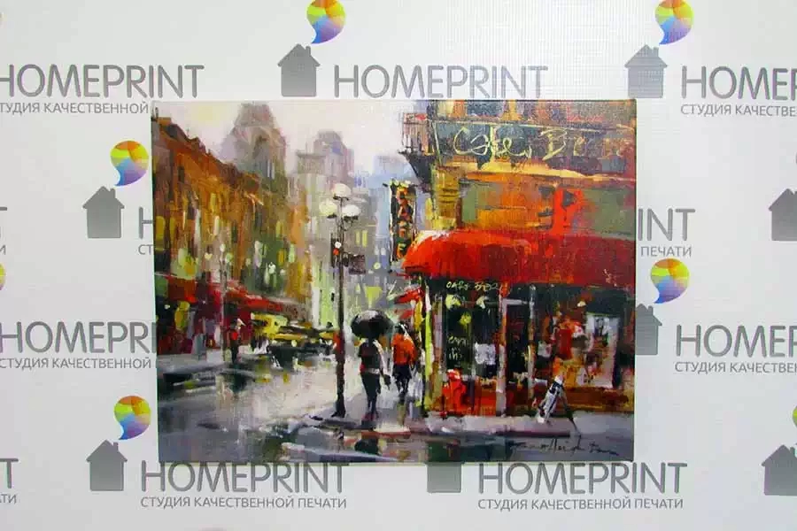 репродукция картины город