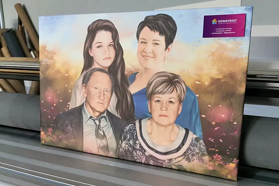 Дрим арт на холсте пара