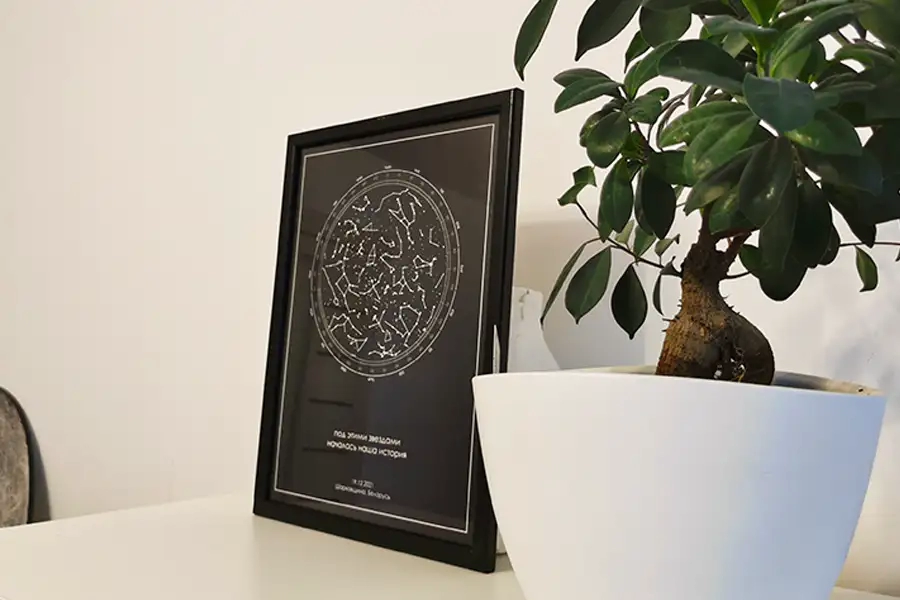 Звездная карта подарок