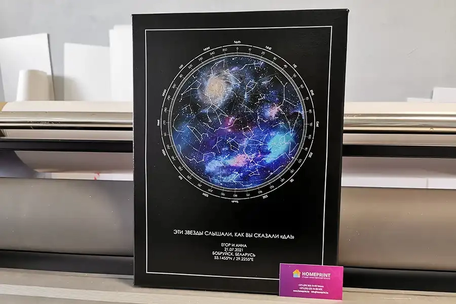 Звездная карта подарок
